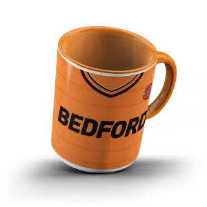 Limited Edition Luton Town 1985 Orange Handle & Inner Mug