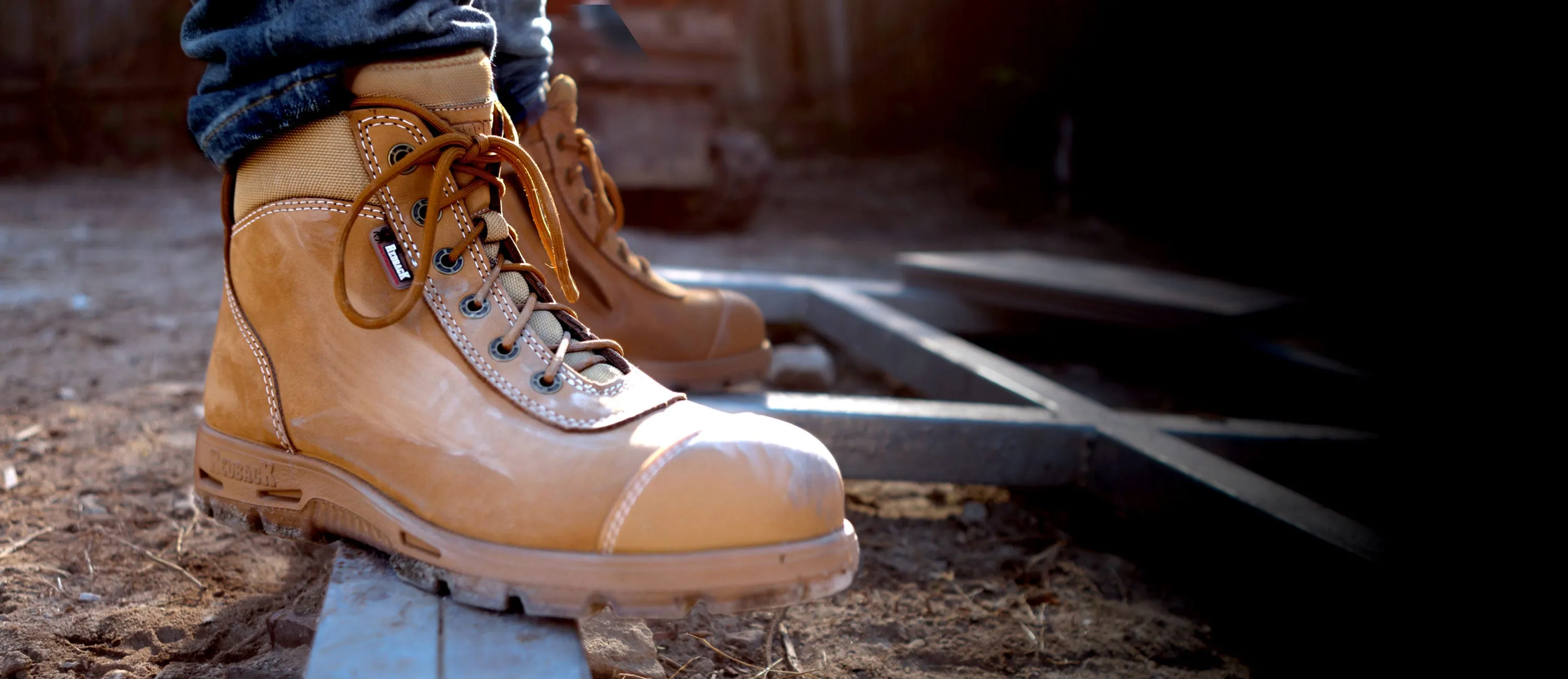 LIMITED PRODUCT Redback Boots | Wheat Cobar Lace/Zip up Safety Boots (USCWZS)