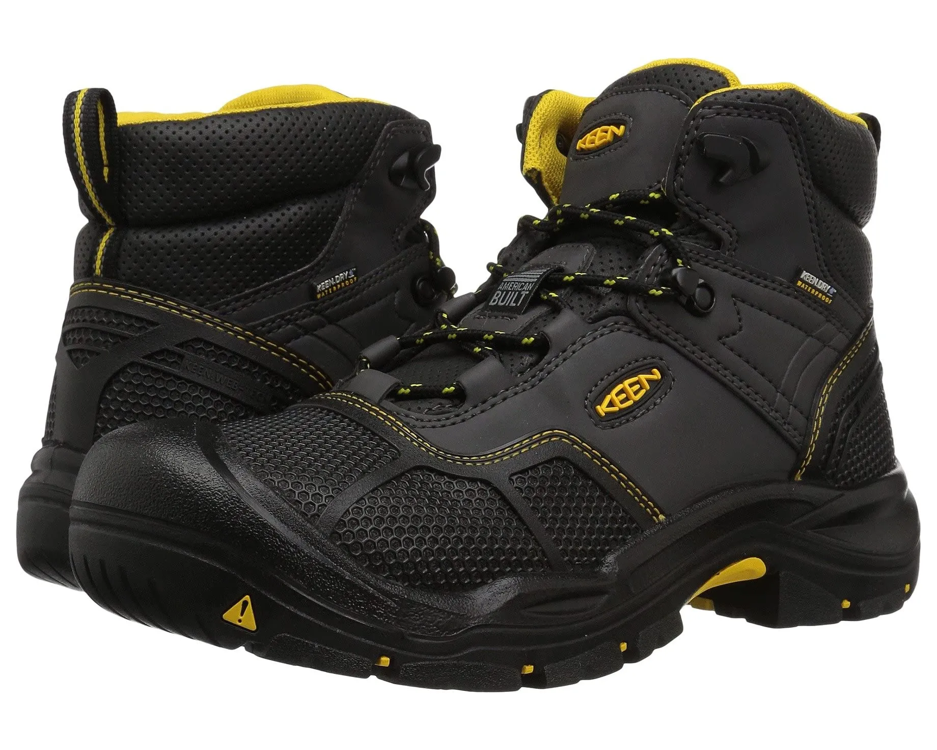 Logandale Waterproof Steel Toe KEEN Utility Boots, Raven