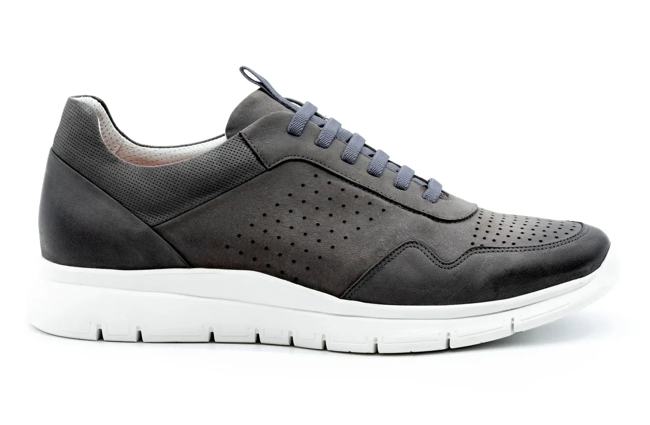 Luke Extra Light Glove Leather Sneakers in Shark by Martin Dingman