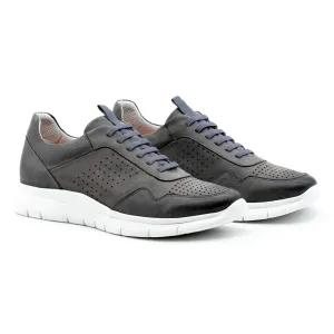 Luke Extra Light Glove Leather Sneakers in Shark by Martin Dingman