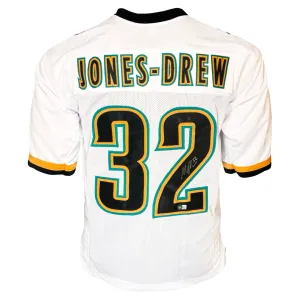 Maurice Jones-Drew Signed Jacksonville White Football Jersey (Beckett)