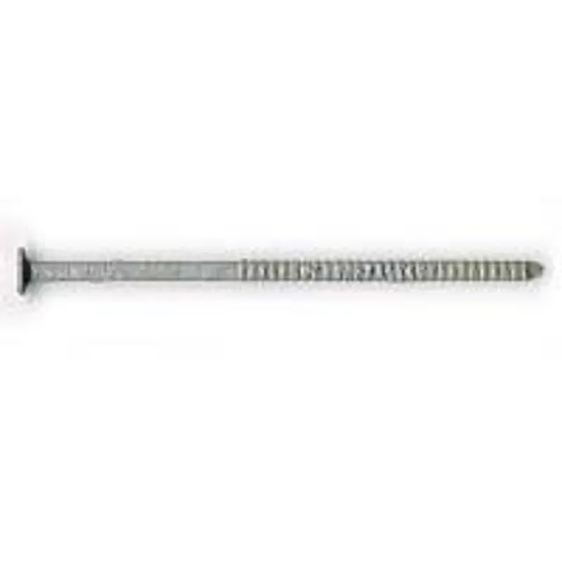 Maze H55S530 Hand Drive Nail, Concrete Nails, 4D, 1-1/2 in L, Carbon Steel, Tempered Hardened, Flat Head, Fluted Shank :BX: QUANTITY: 6