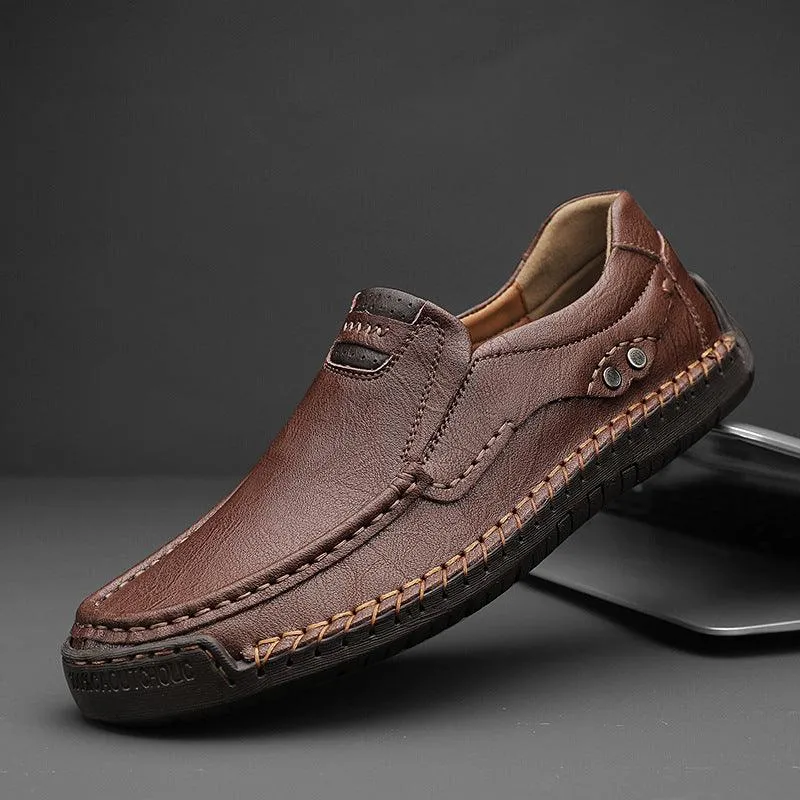 Men's Handmade Plus Size Leather Shoes