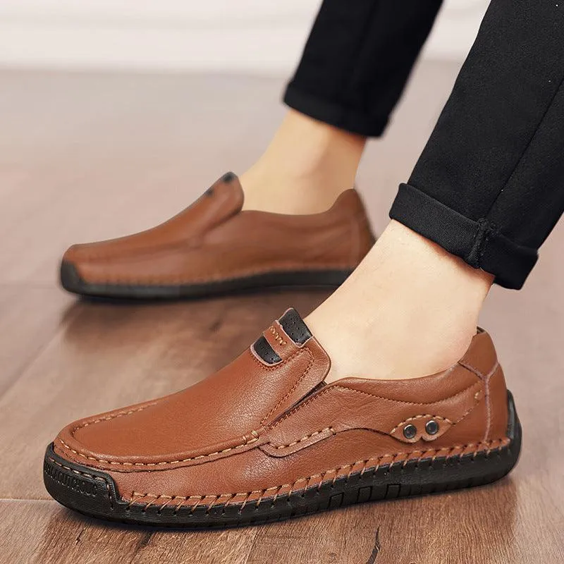 Men's Handmade Plus Size Leather Shoes