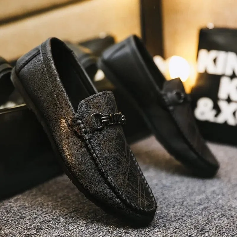 Men's Massacre Design Loafer Shoes