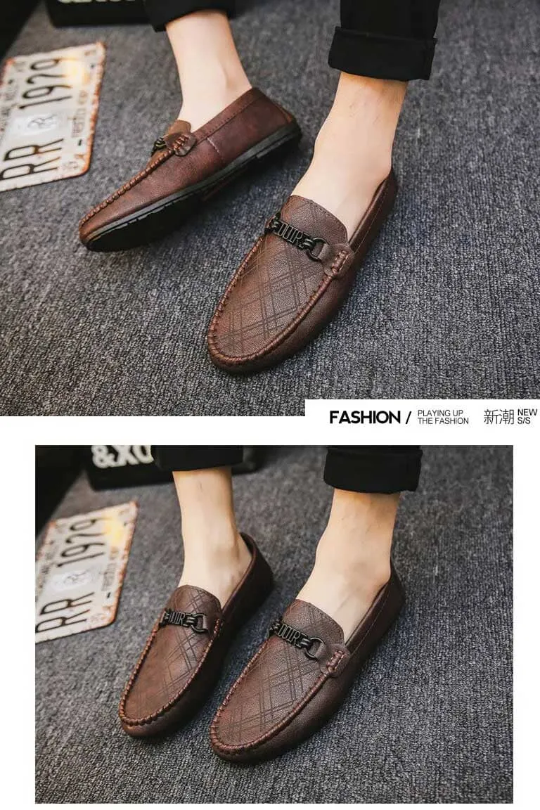 Men's Massacre Design Loafer Shoes