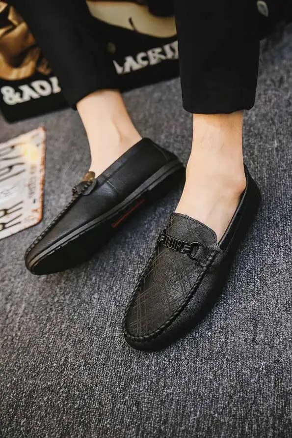 Men's Massacre Design Loafer Shoes