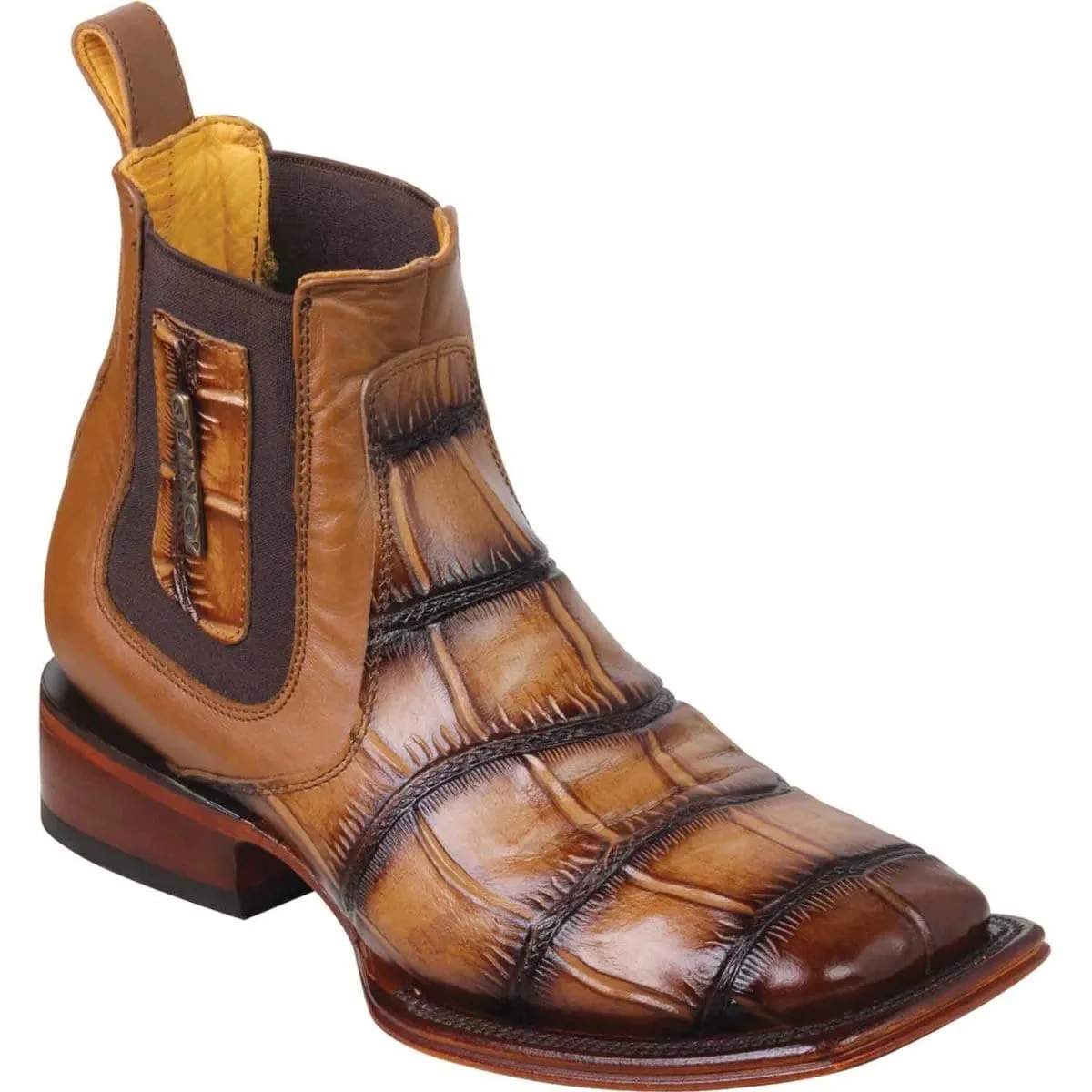 Men's Quincy Wide Square Toe Ankle Boot Q82B1759