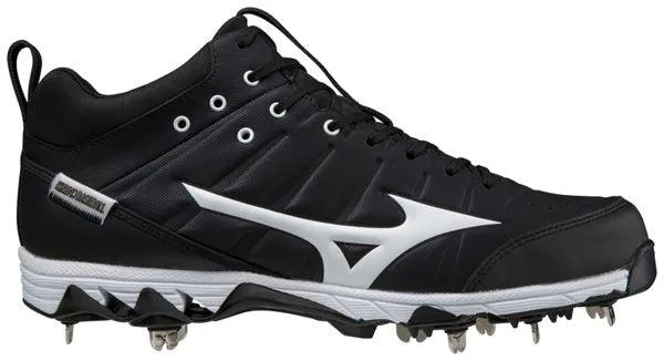 Mizuno 9 Spike Ambition 2 Men's Mid Metal Baseball Cleat 320631