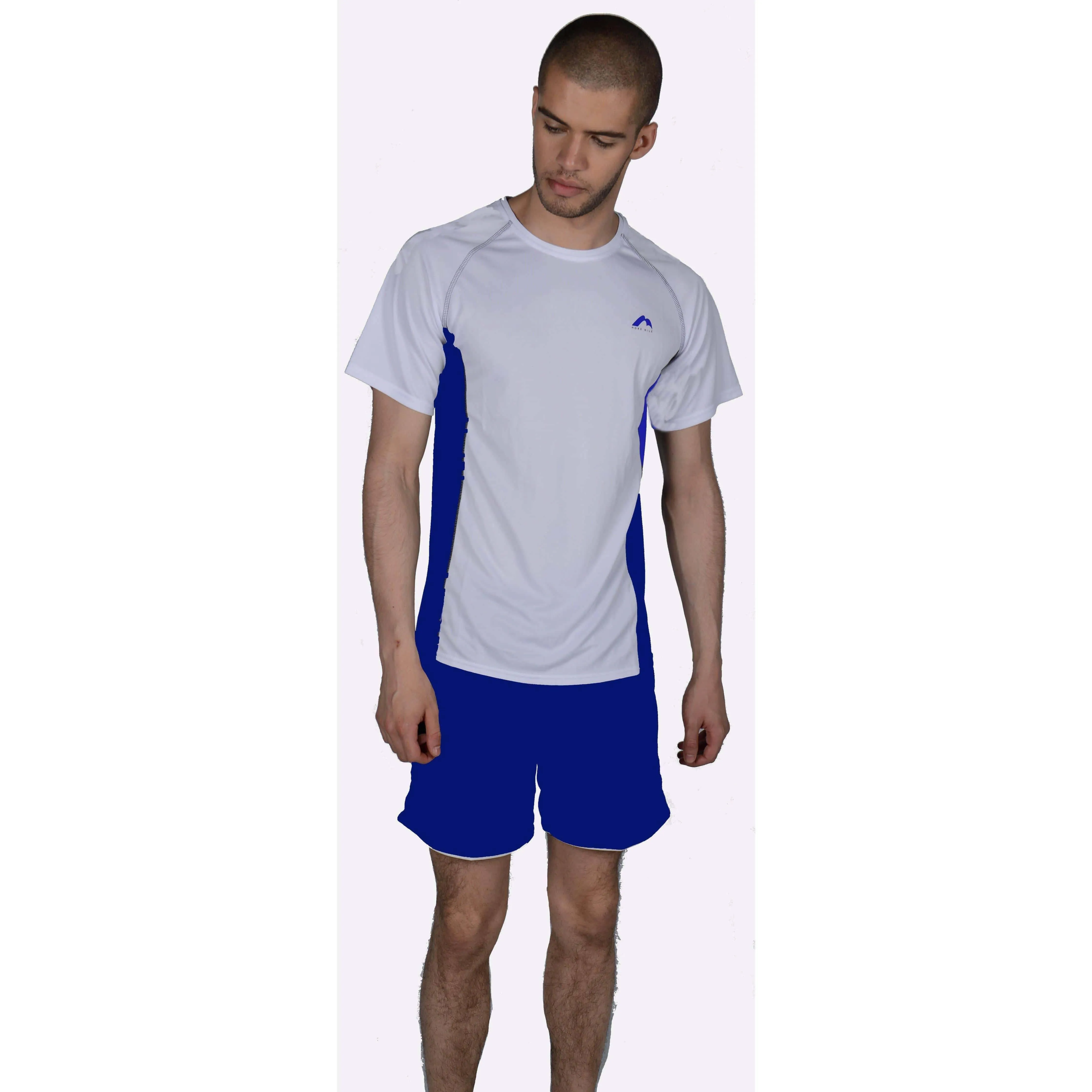 More Mile Premier Mens Football Shorts - Blue