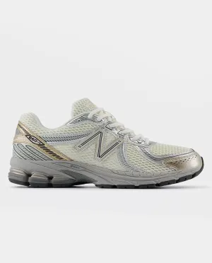 New Balance - 860 V2 Shoe - Sea Salt/Gold Metallic