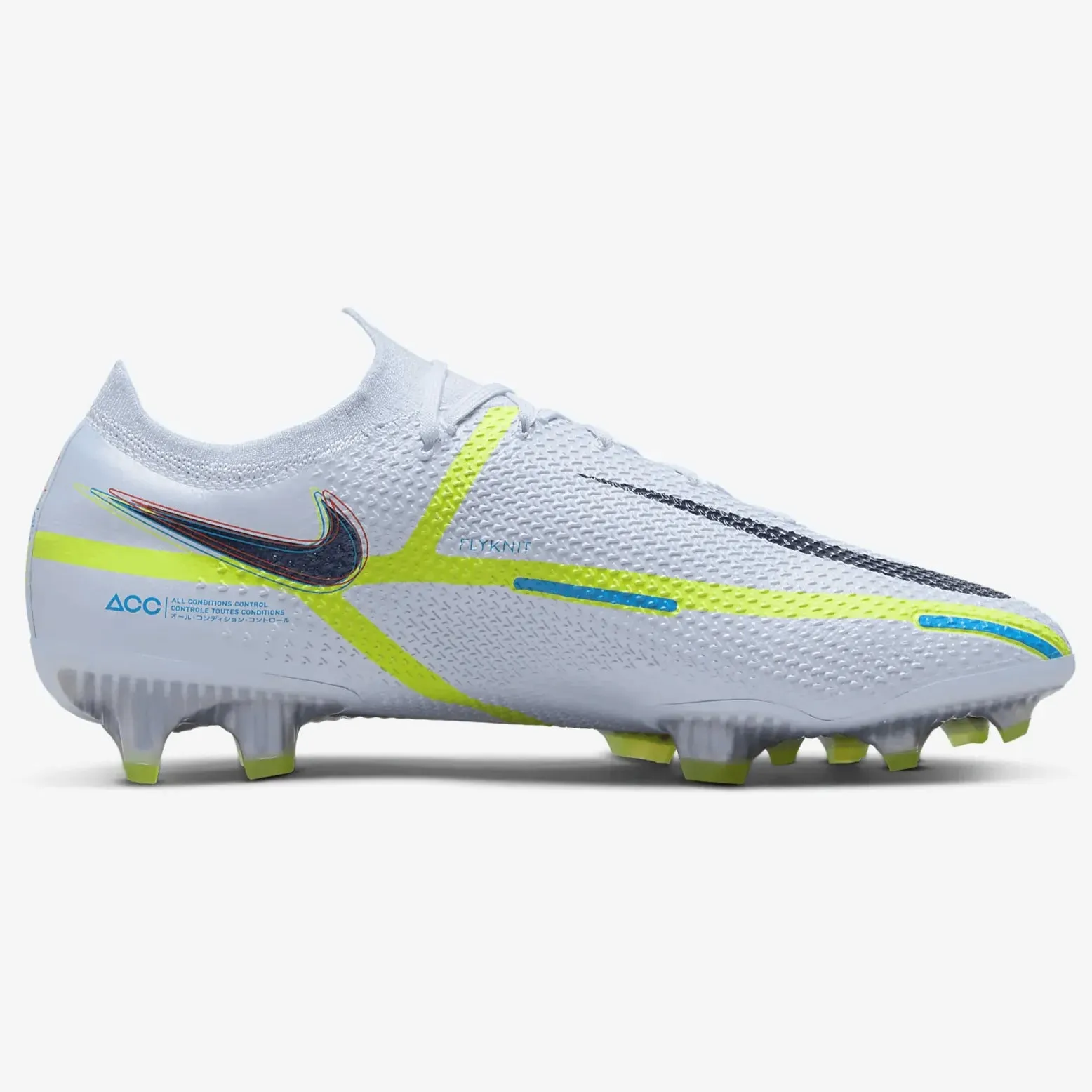 Nike Phantom GT2 Elite FG - Grey-Blue