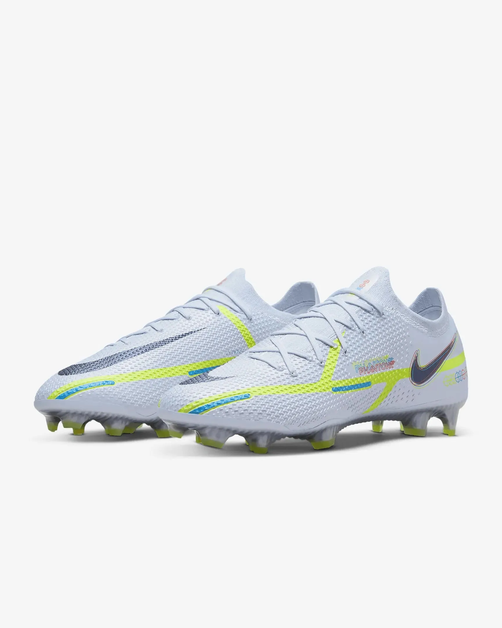 Nike Phantom GT2 Elite FG - Grey-Blue