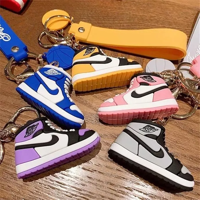 Nike Sneaker YELLOW | Silicone Lanyard Keychains - Stylish  Durable