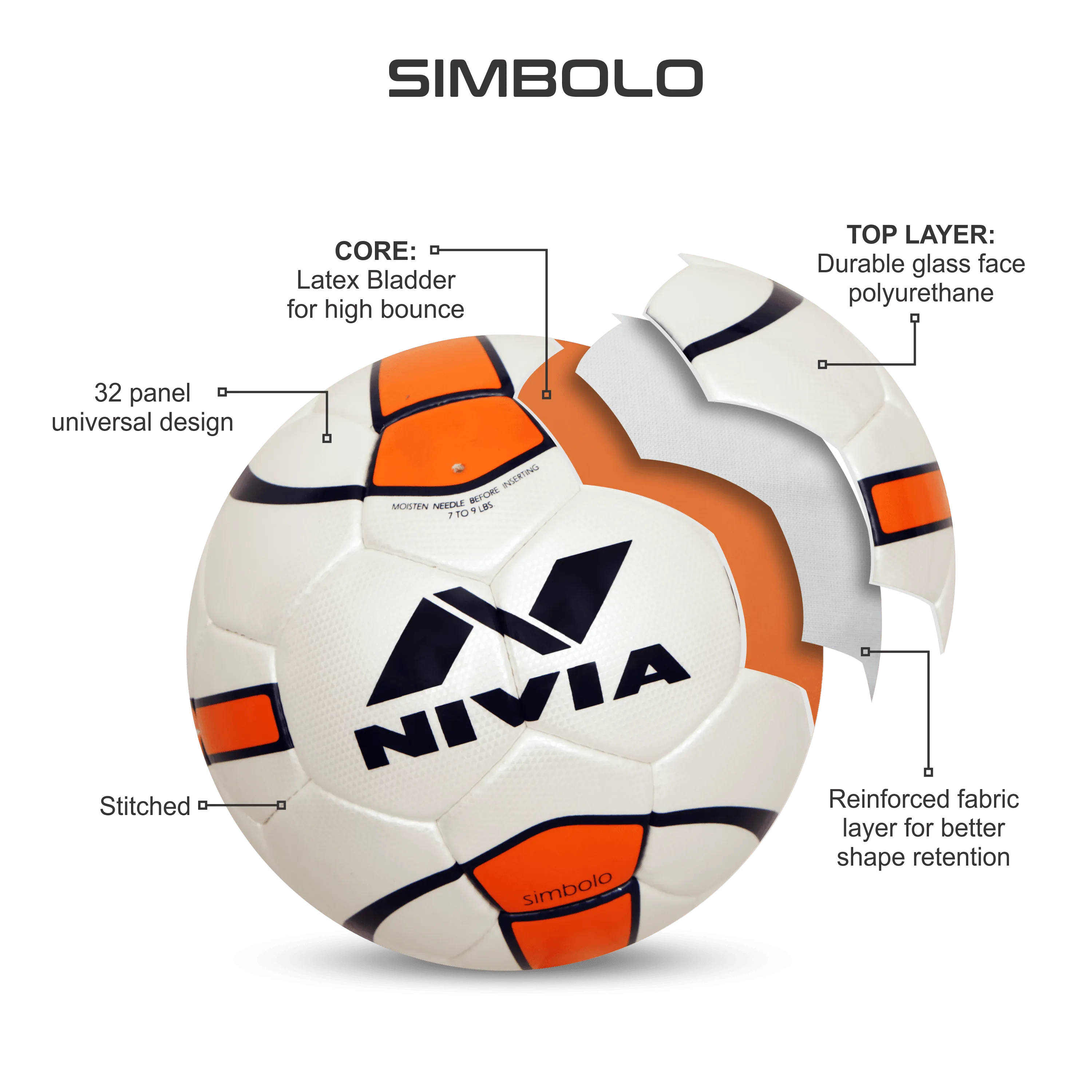 Nivia Simbolo Football | KIBI Sports