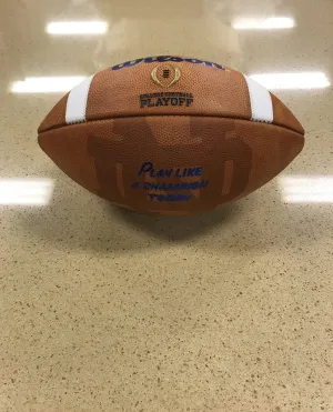 Notre Dame “Play Like A Champion Today” Wilson College Football Playoff Football