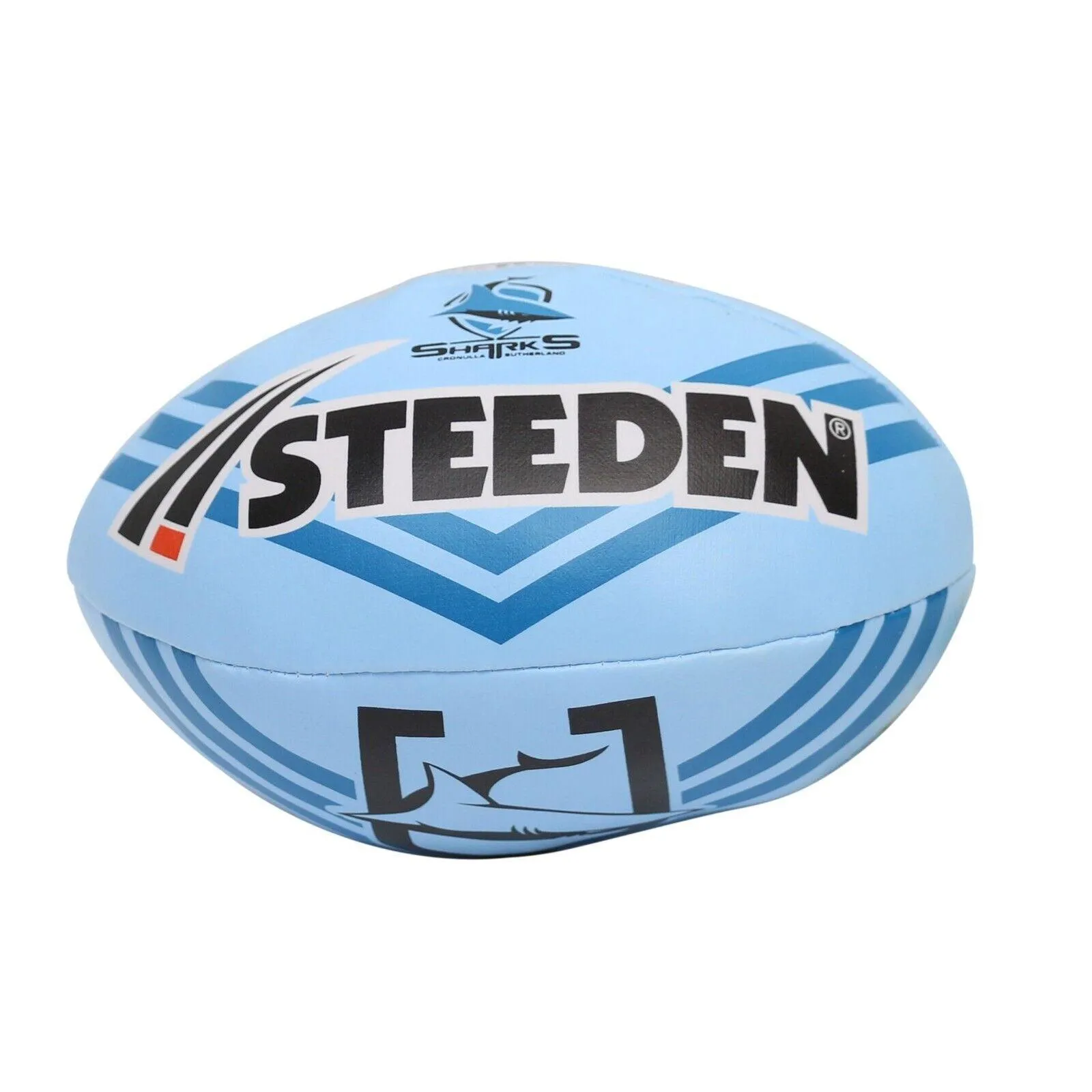 NRL 2023 6 Inch Supporter Sponge Football - Cronulla Sharks - Ball