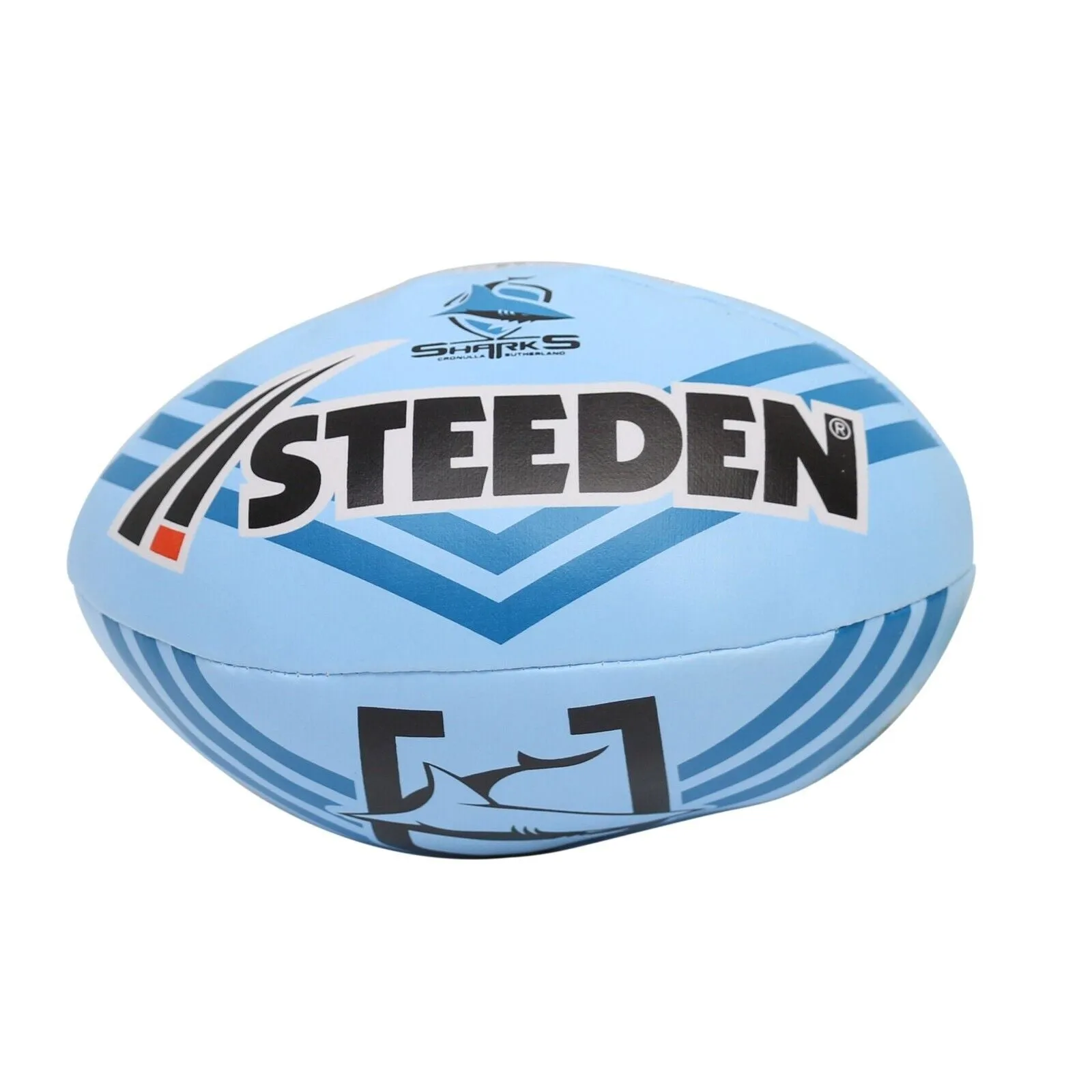 NRL 2023 6 Inch Supporter Sponge Football - Cronulla Sharks - Ball