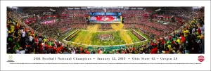 Ohio State Buckeyes Football 2014 NCAA National Championship Panoramic Poster