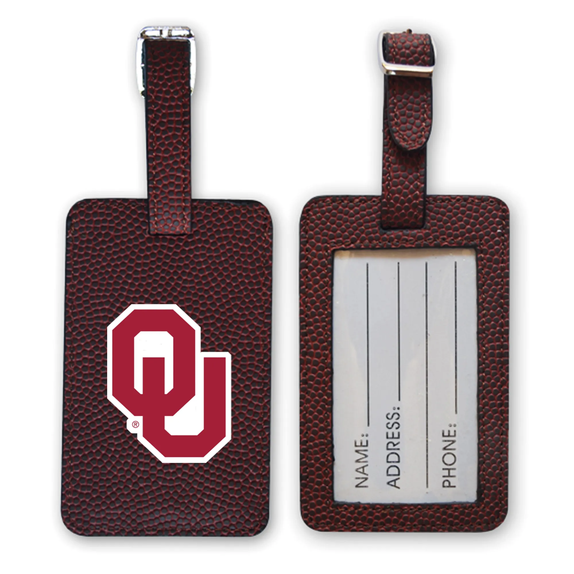 Oklahoma Sooners Football Luggage Tag