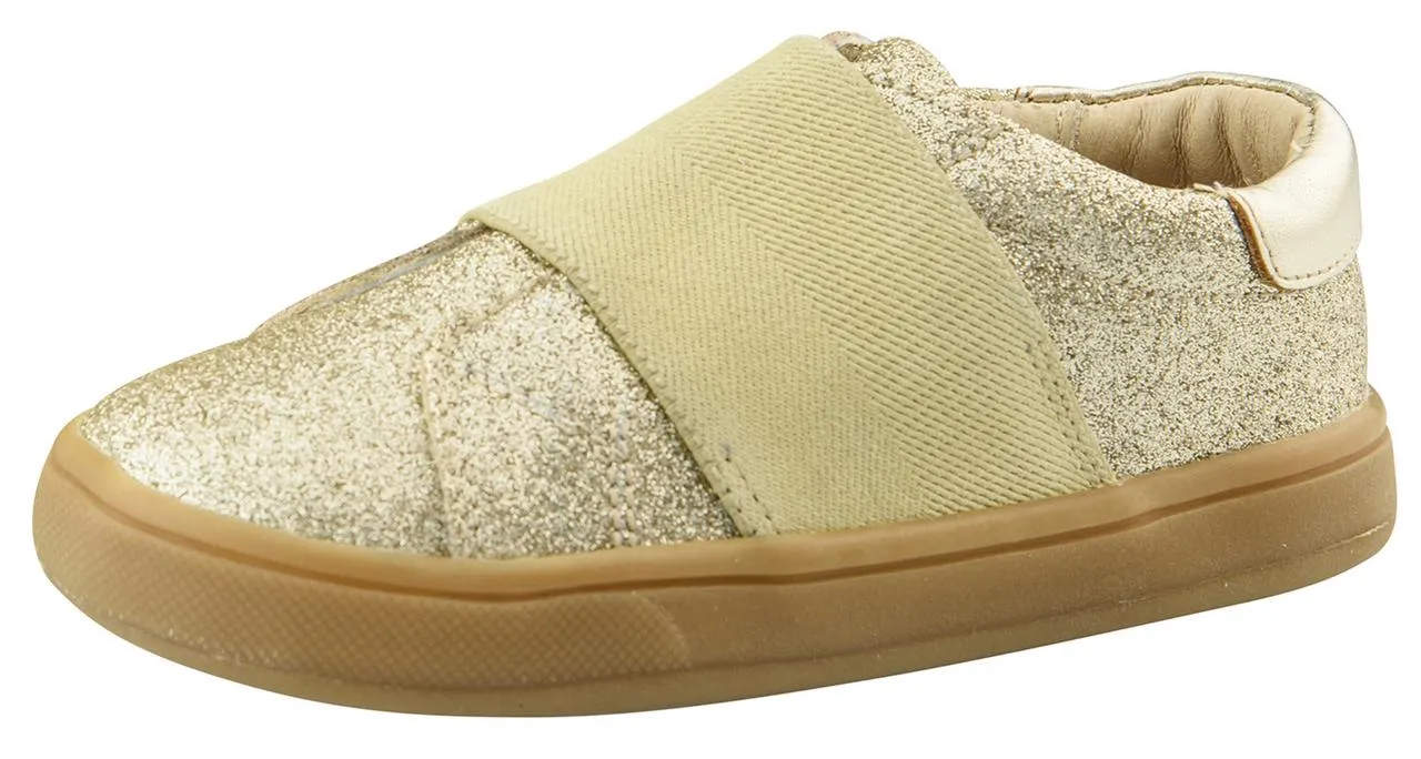 Old Soles Girl's Glam Master Slip-On Sneaker Shoe, Glam Gold