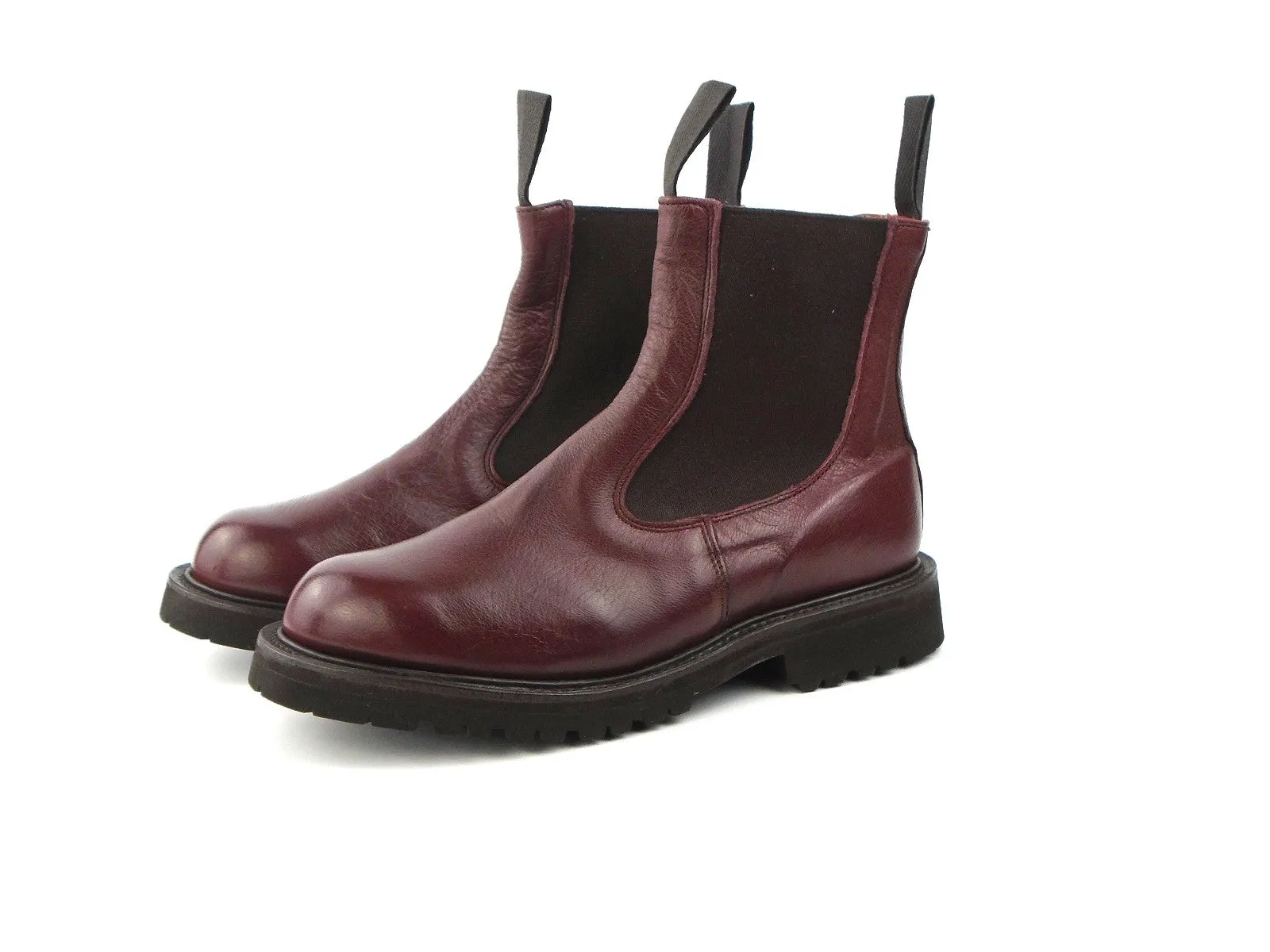 Paula Chelsea Boot - Burgundy Olivvia Deer