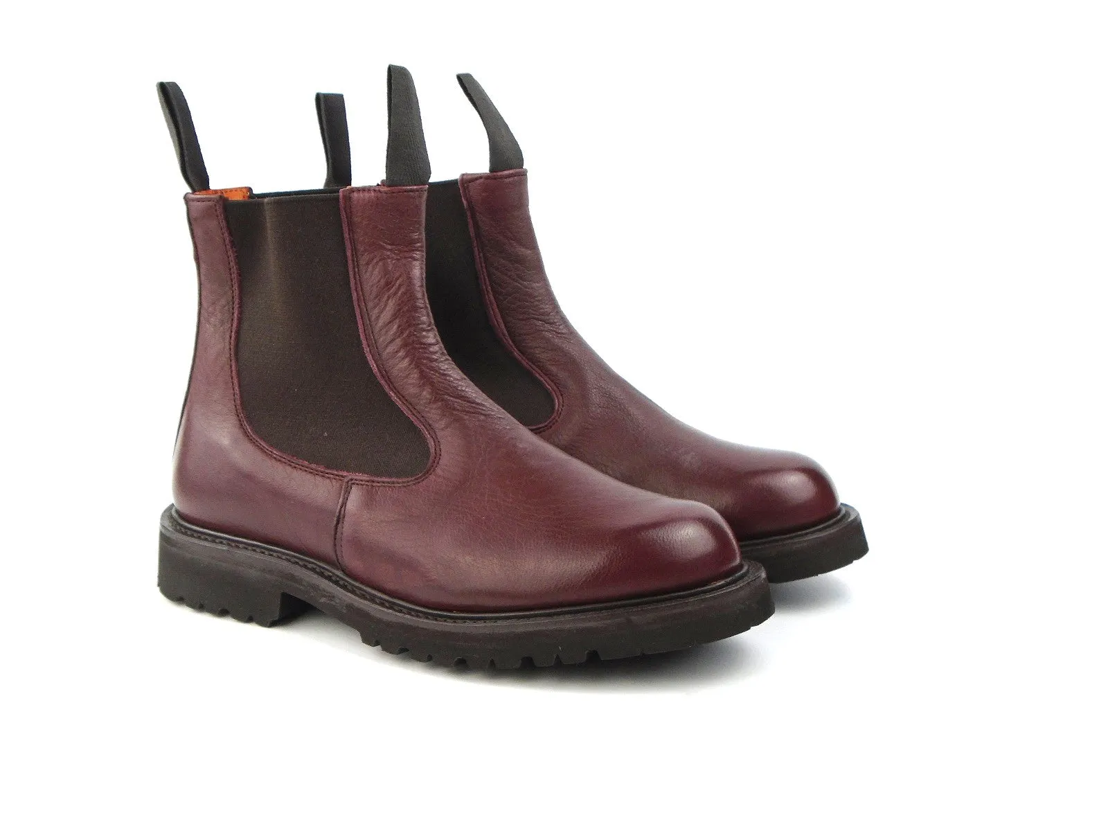 Paula Chelsea Boot - Burgundy Olivvia Deer