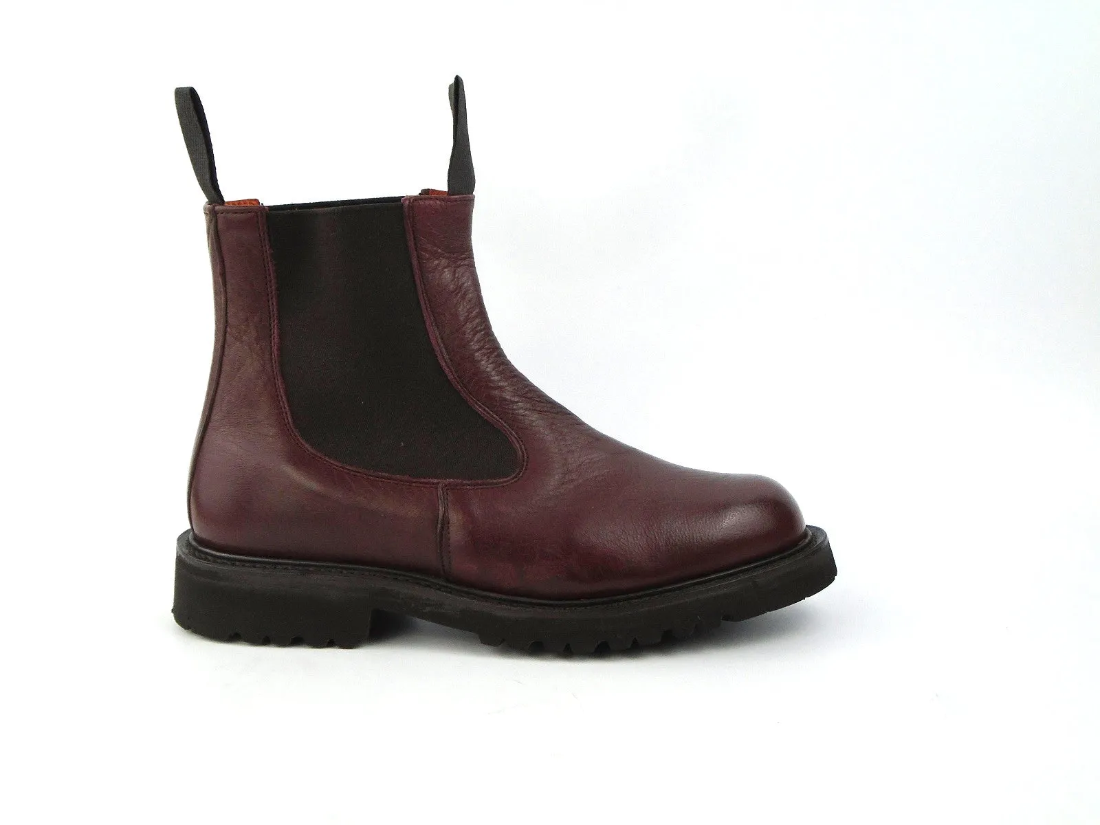 Paula Chelsea Boot - Burgundy Olivvia Deer