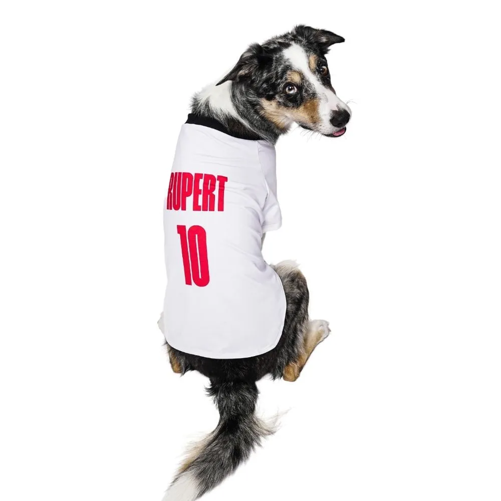 Personalised England Dog Shirt