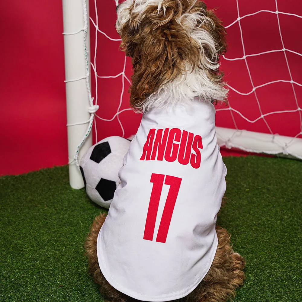 Personalised England Dog Shirt