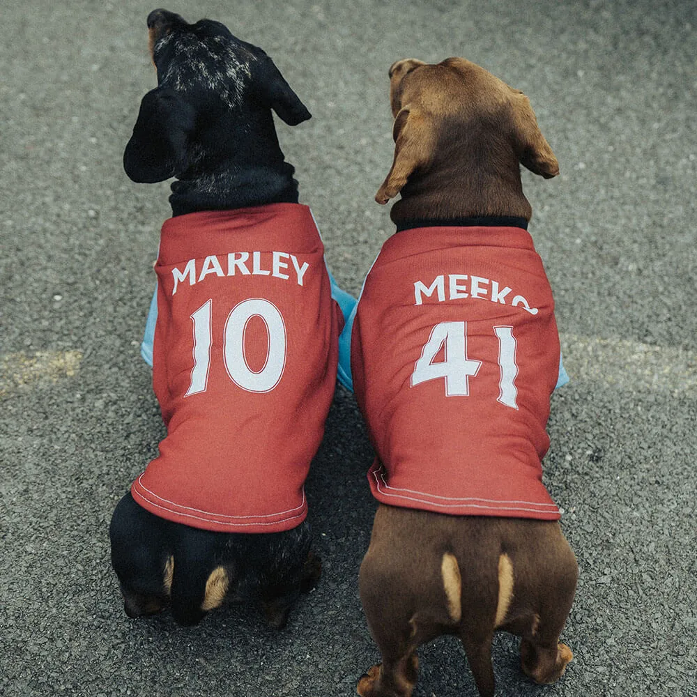 Personalised West Ham Dog Shirt