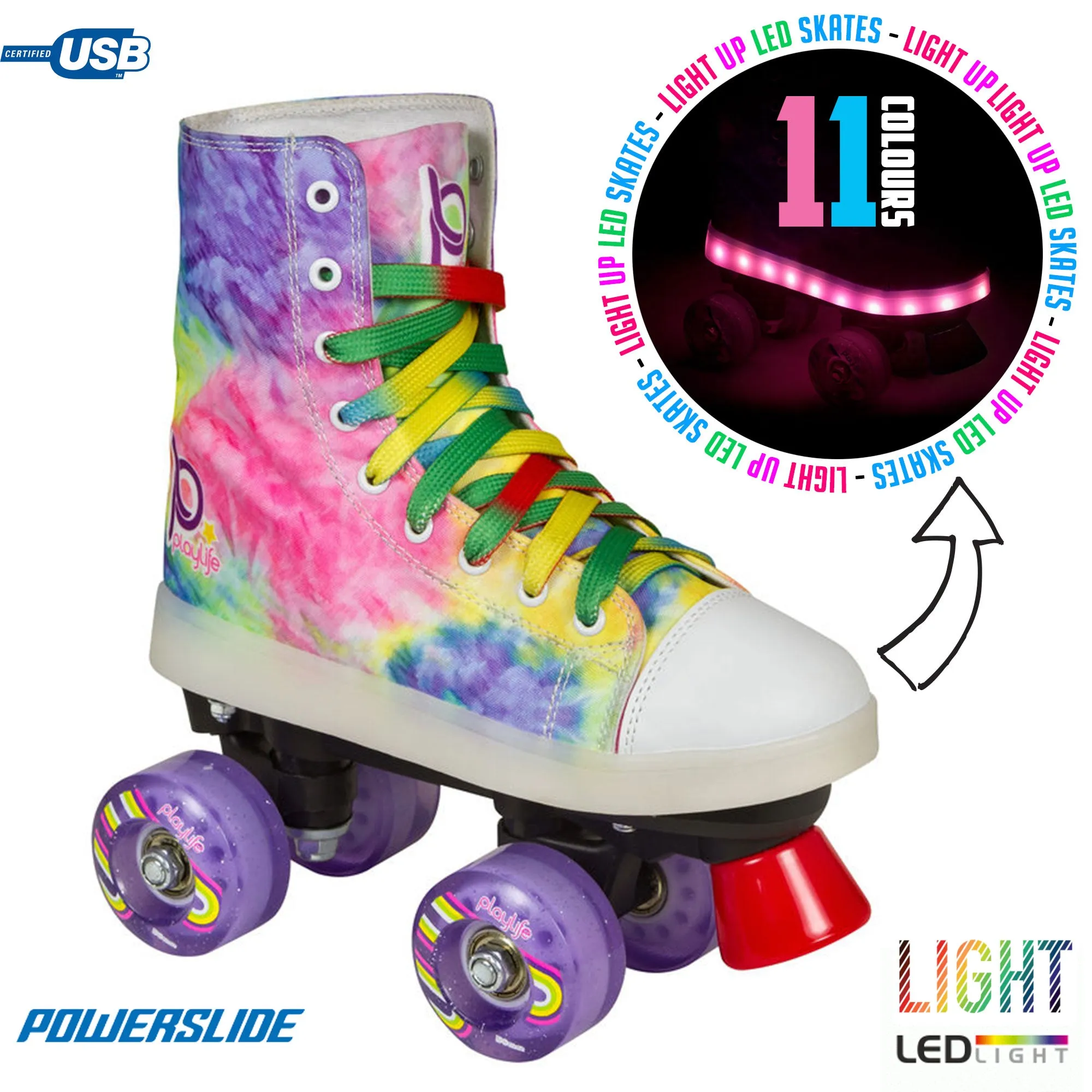 PlayLife Funky LED Skate (only size 37 & 38 left now)