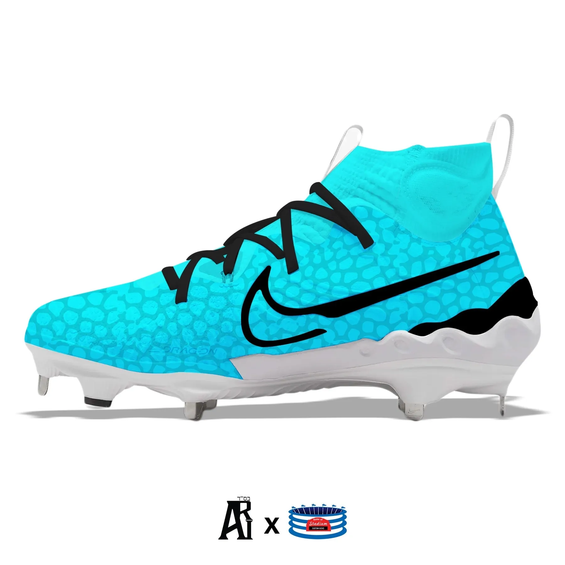 "Blue Grinch" Nike Alpha Huarache NXT Baseball Cleats