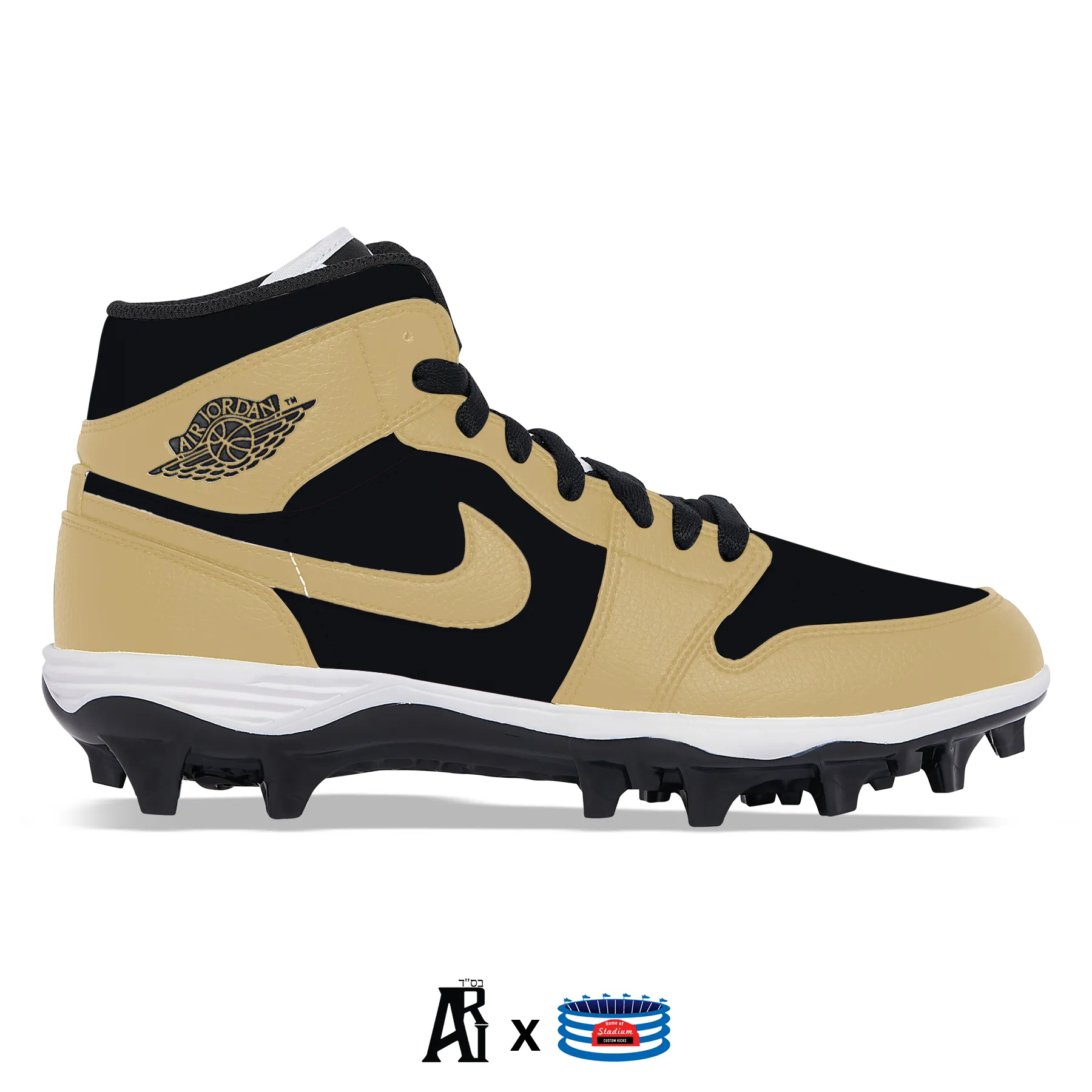 "New Orleans” Jordan 1 TD Cleats