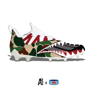 "Shark Camo" Adidas Adizero 11.0 Football Cleats