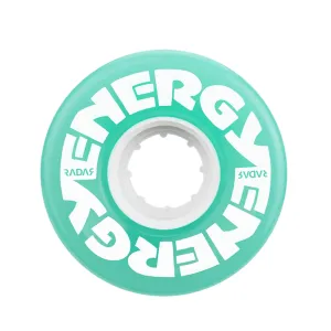 Radar Energy Roller Skate Wheels 57mm 78a - Aqua (4 Pack)