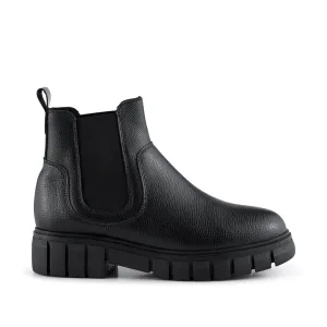 Rebel warm boot leather - BLACK