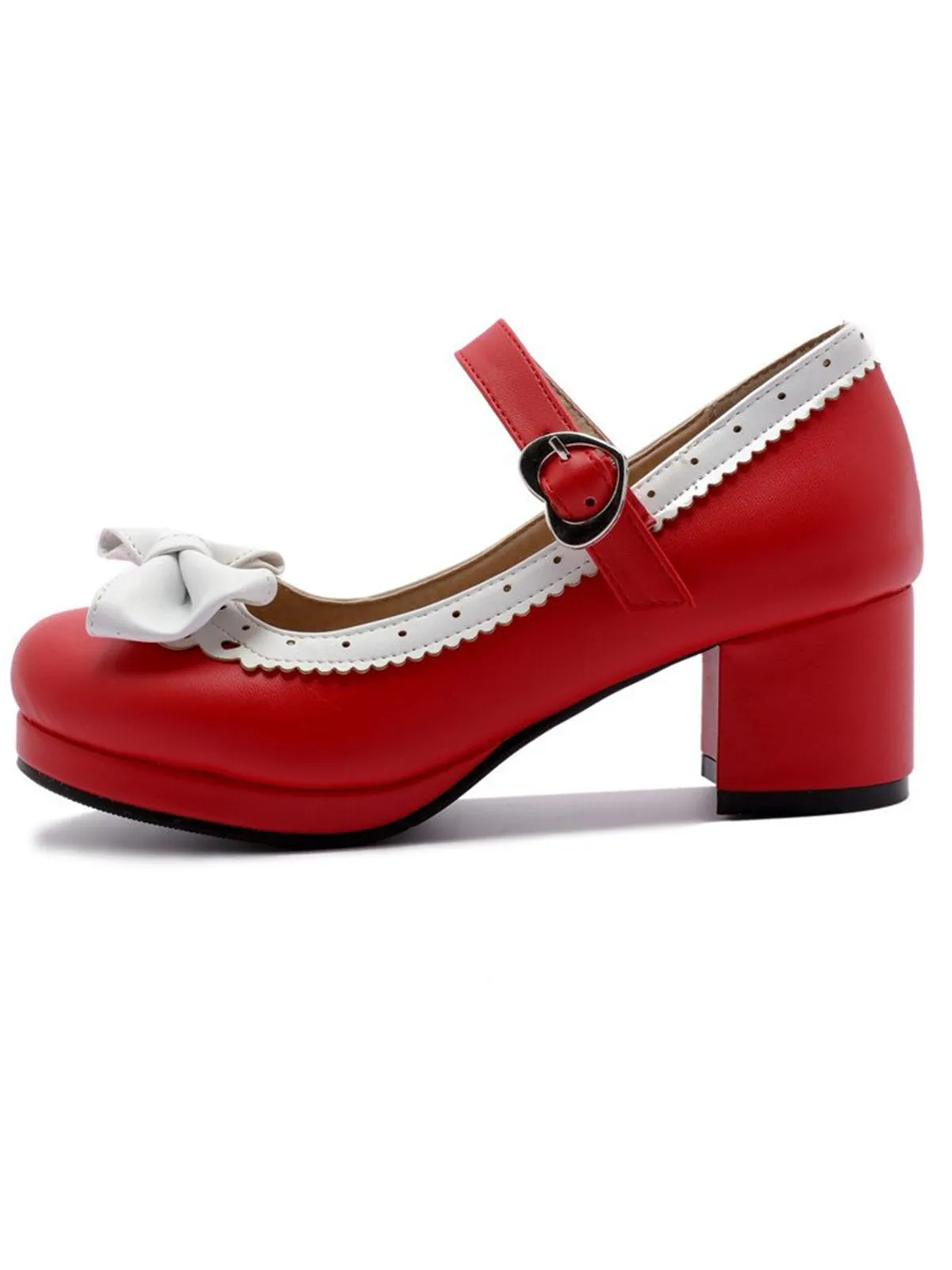 Retro Bow Non-slip High Heel Shoes