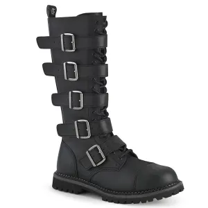 RIOT-18BK Black Vegan Leather