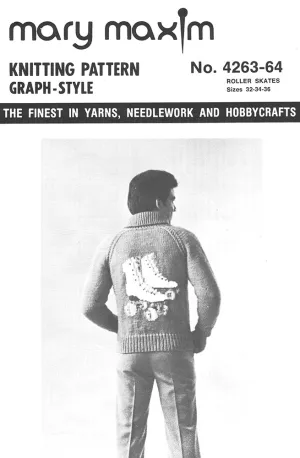 Roller Skates Sweater Pattern