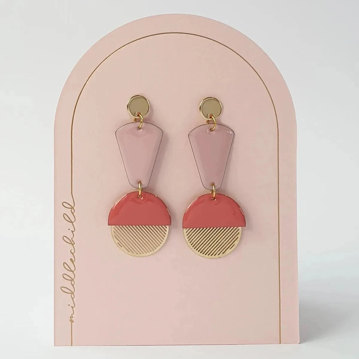 ROLLERWAY EARRINGS - PINK