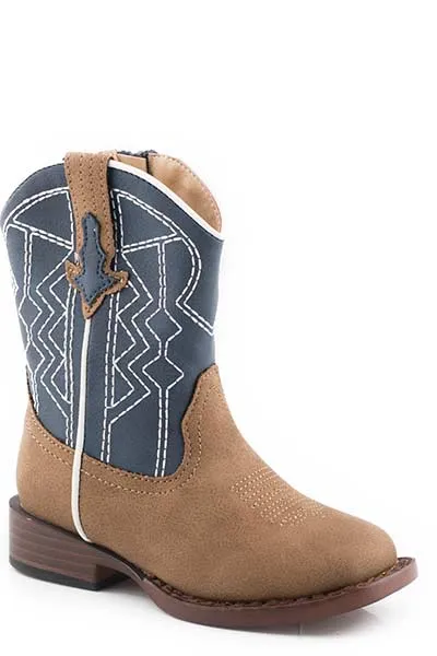 Roper Toddler Boys Square Toe Cassidy Boots Style 09-017-1900-2989