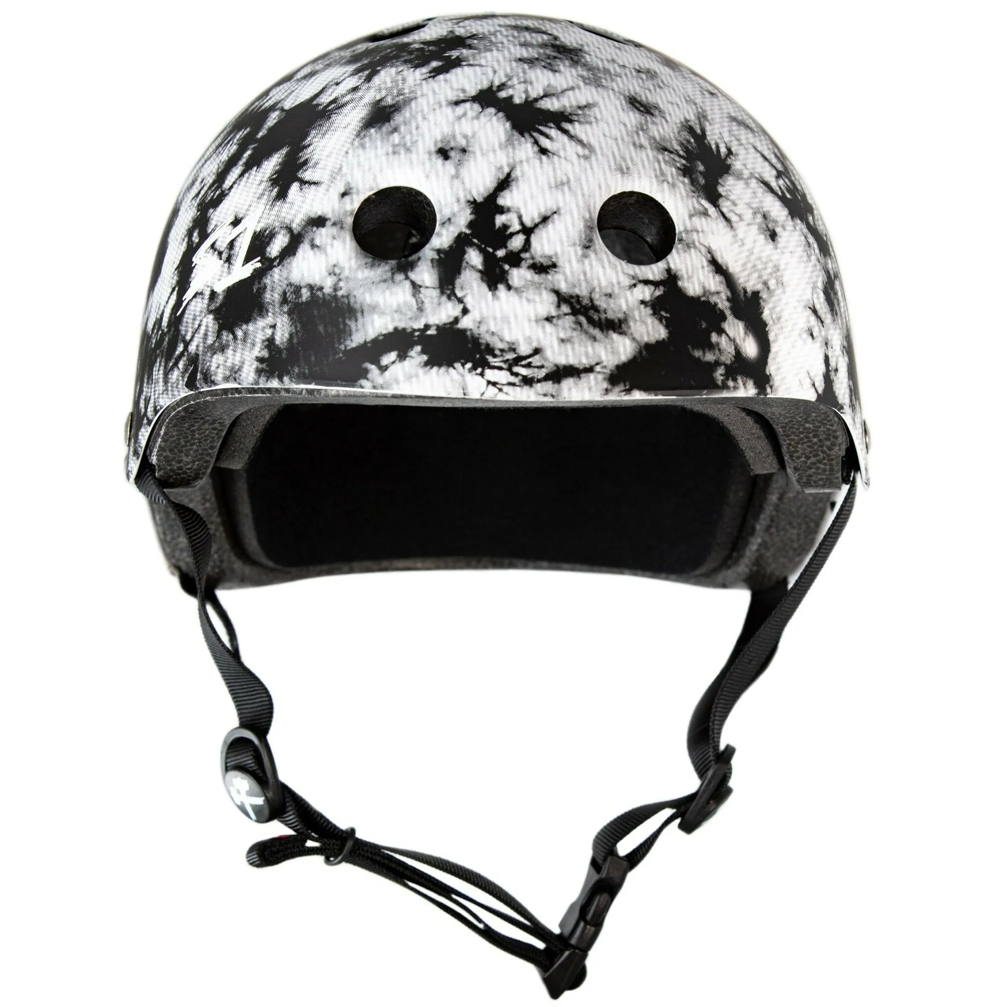 S1 Lifer Helmet - Black and White Tie-Dye Matte