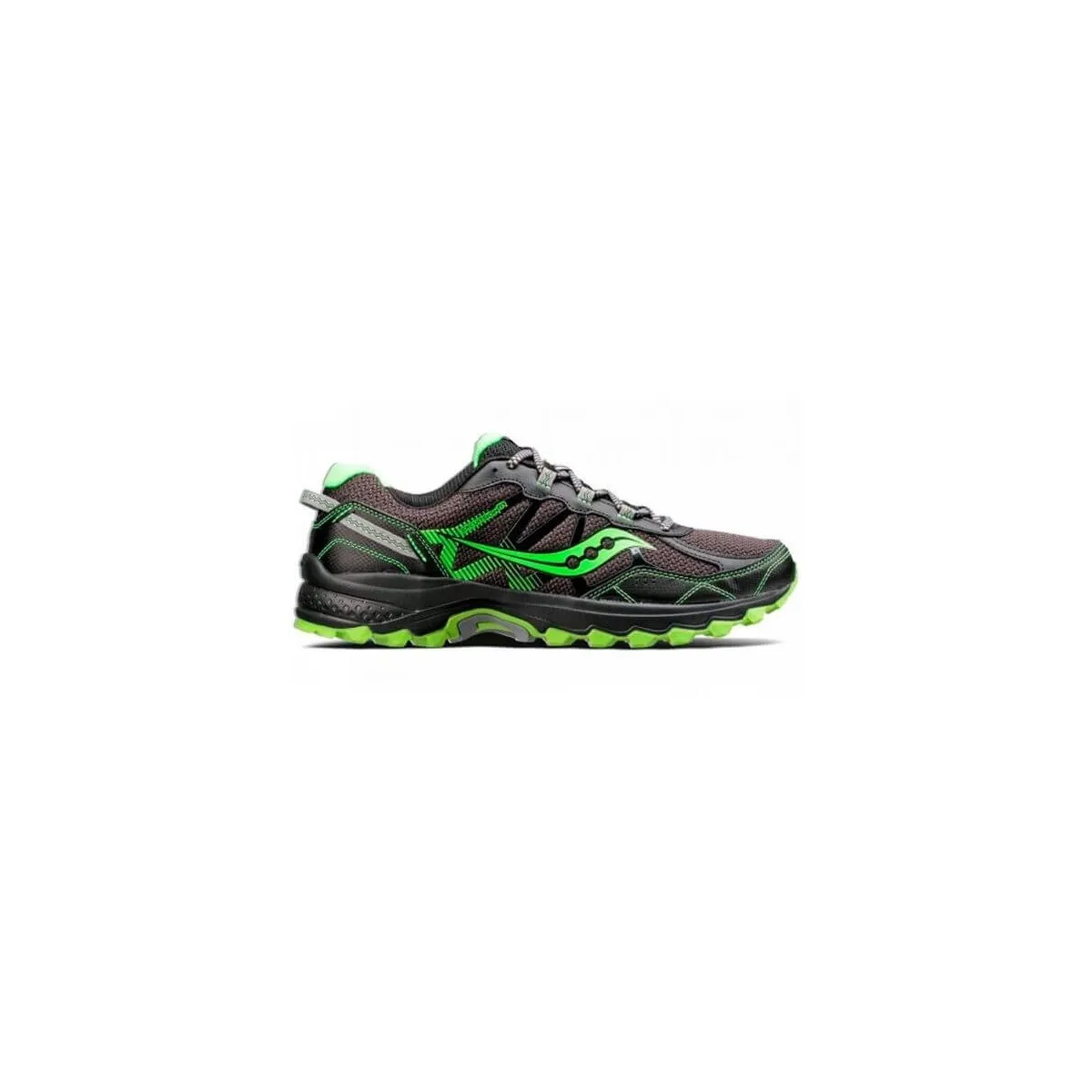 Saucony Excursion TR11 Black and Lime Men AW17 Shoes