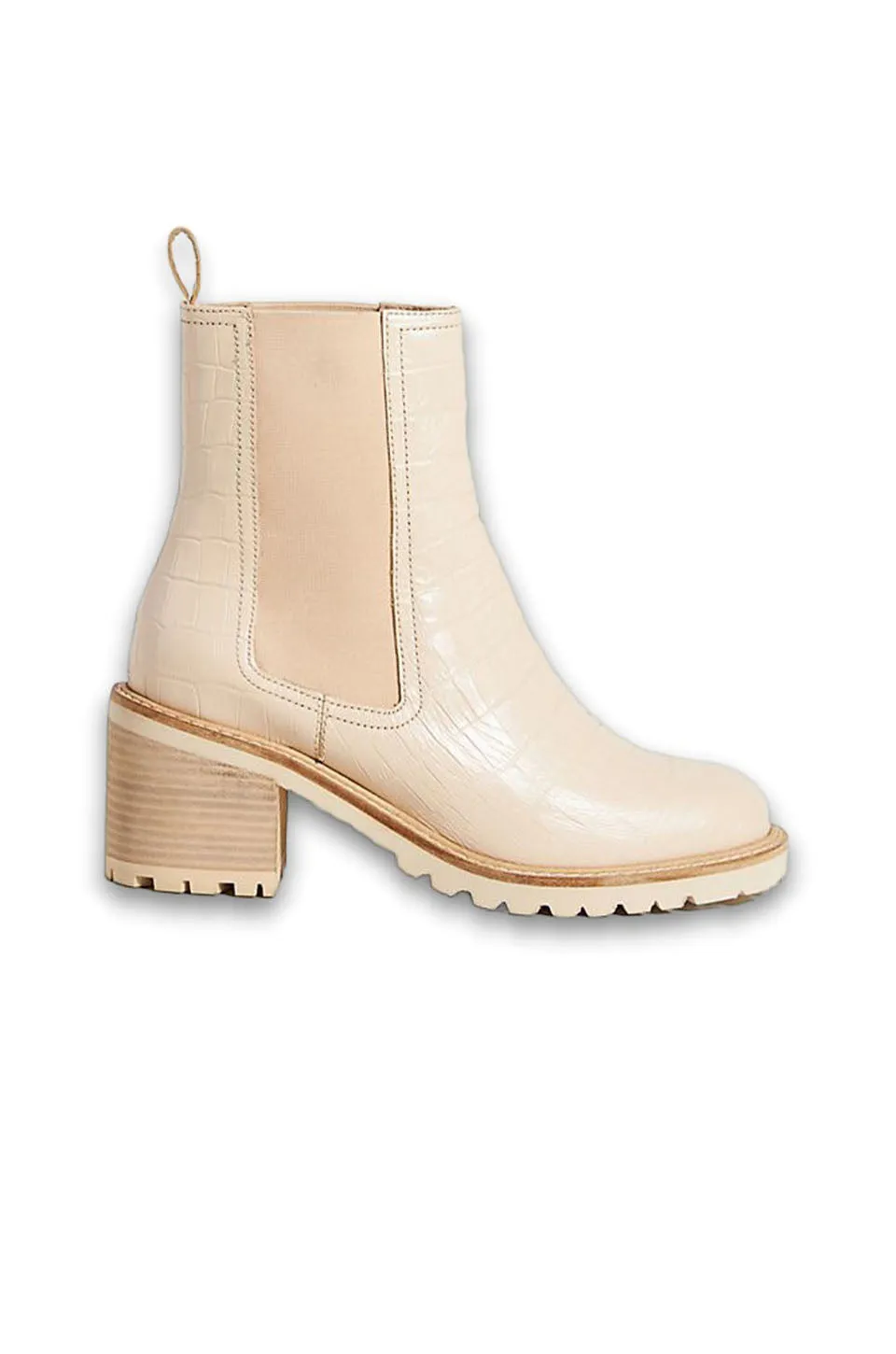 Seychelles Far Fetched Bootie In Cream Croco