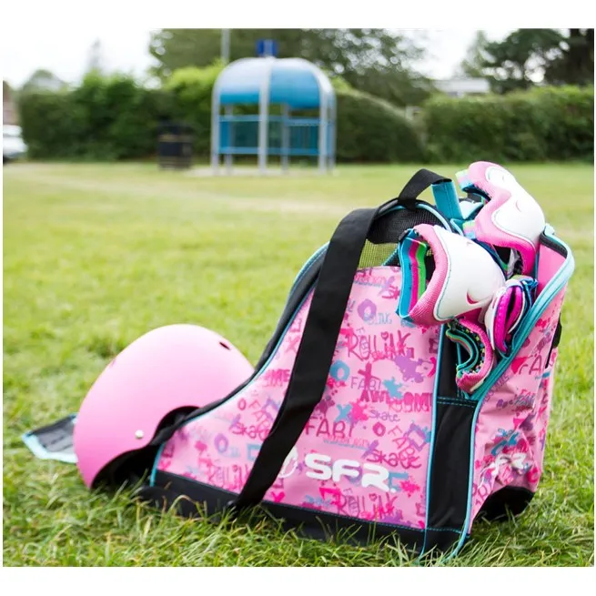 SFR Pink Graffiti Skate Bag