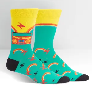 Sock It To Me Men's Crew Socks - Roller Disco