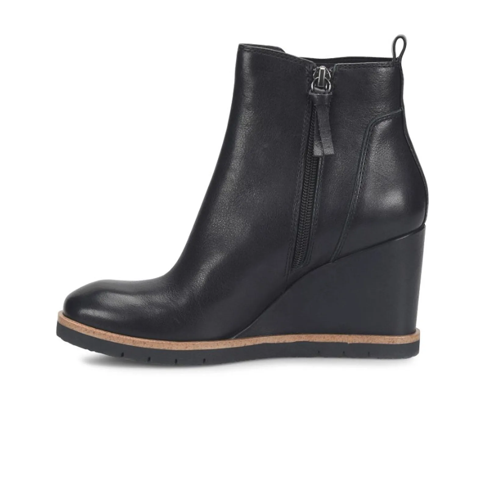 Sofft Monica Chelsea Wedge Boot (Women) - Black