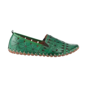 Spring Step Women's Fusaro Loafer Shoes - Green